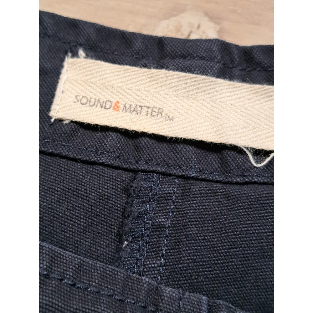 Sound & Matter Navy Blue Sailor Shorts Anchor Buttons Nautical Size 5 - Picture 6 of 10